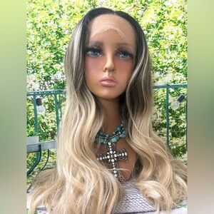 HD lace front ombré blonde body Premium No Tangles No shedding Wig